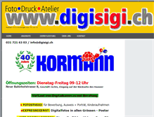 Tablet Screenshot of digisigi.ch